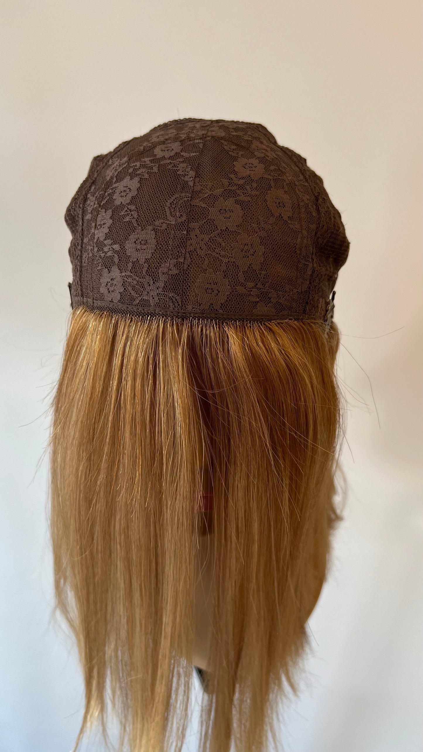 Skin Top Wig - Processed Hair - #T4/8T613/27 - 15"