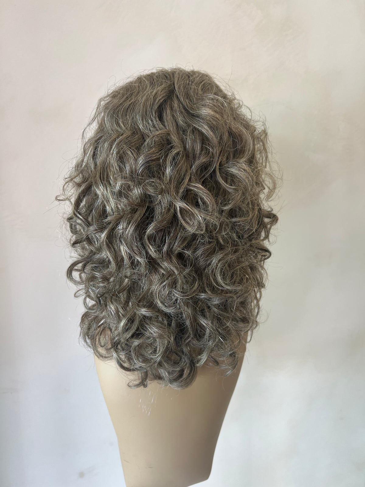 Salt & Pepper Natural Human Hair Yaffa Wig Lace Top