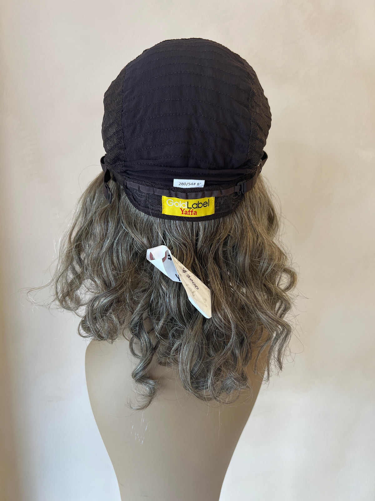 Salt & Pepper Natural Human Hair Yaffa Wig Lace Top