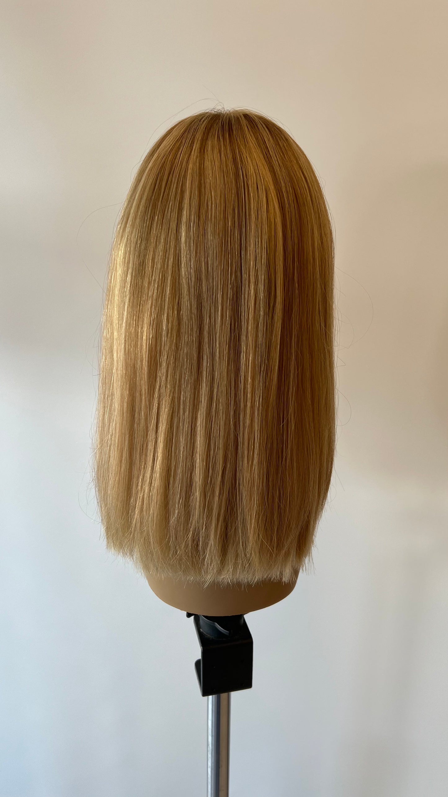 Skin Top Wig - Processed Hair - #T4/8T613/27 - 15"