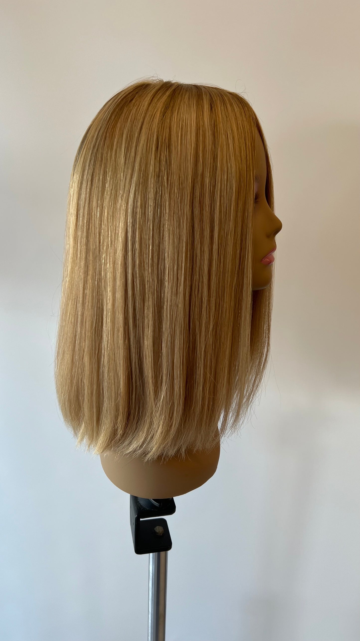 Skin Top Wig - Processed Hair - #T4/8T613/27 - 15"