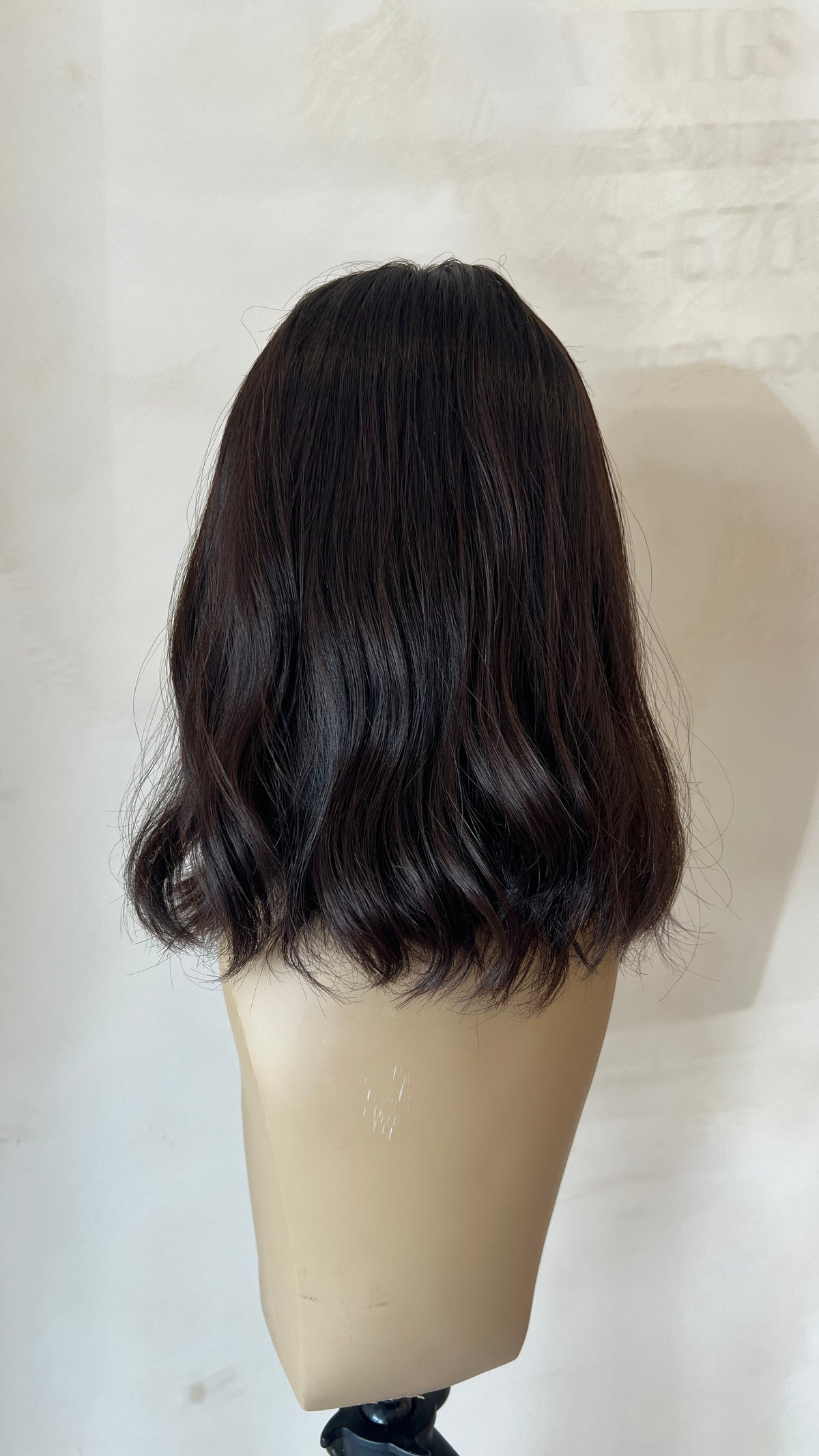 15" #4 European Lace Top Human Hair Wig 10202