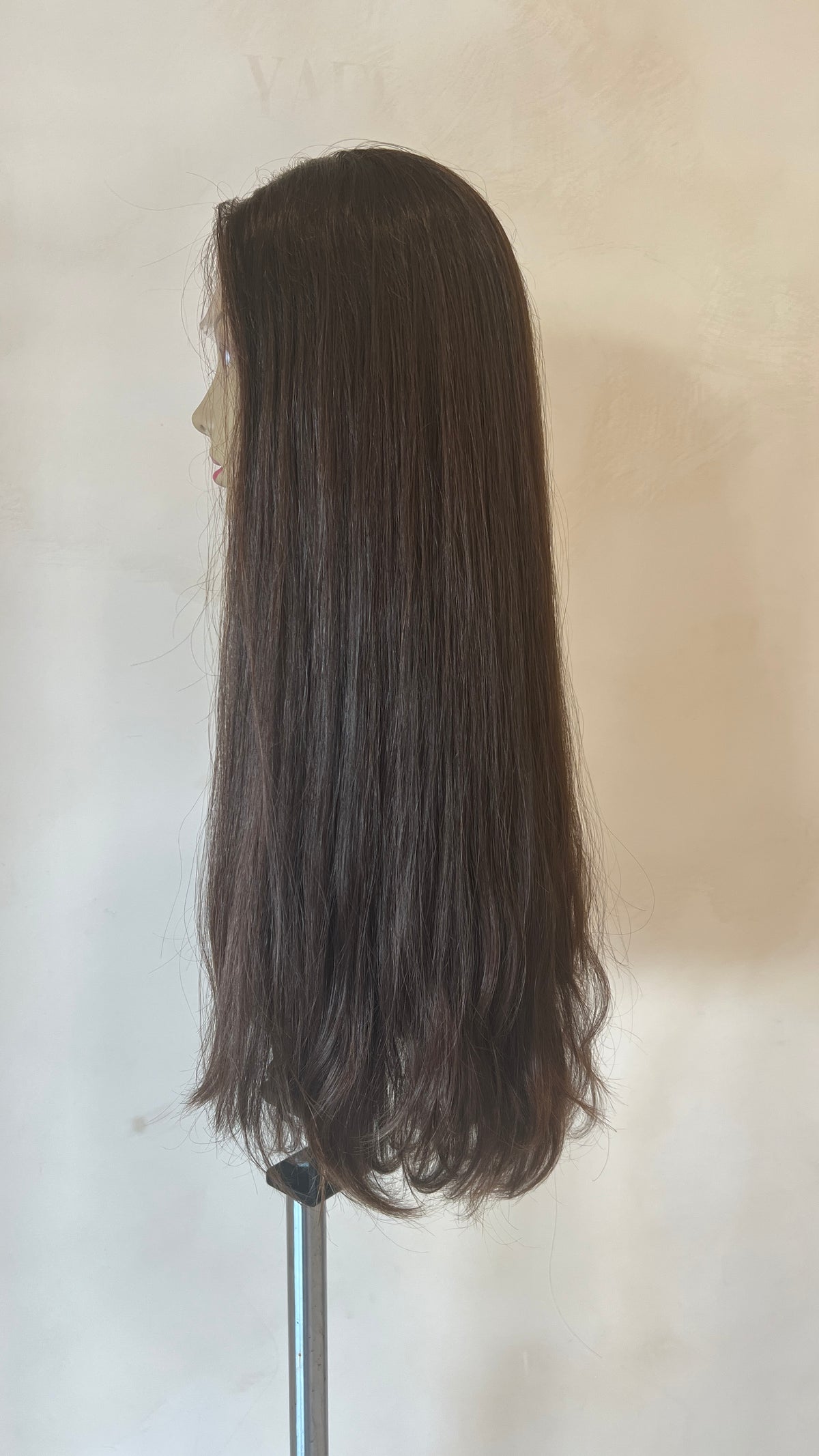 27" #6 Brown Human Hair Wig V.E. 260991